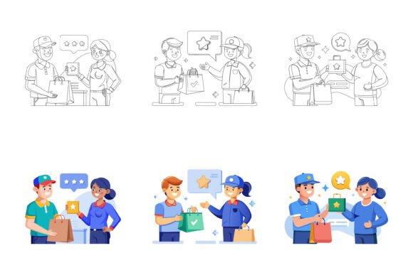 A Practical Look at the Pack of Courier Flat Icons