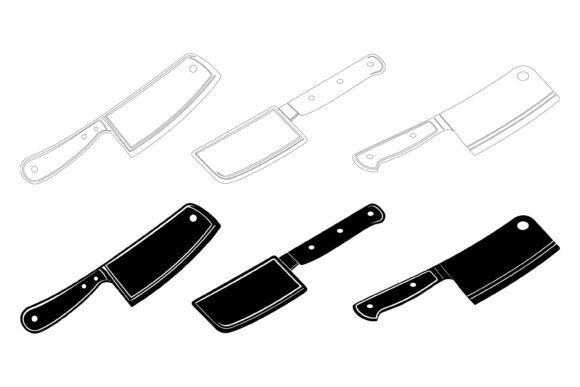 Cleaver Knife Vector Art: AI EPS Illustrations for Creatives