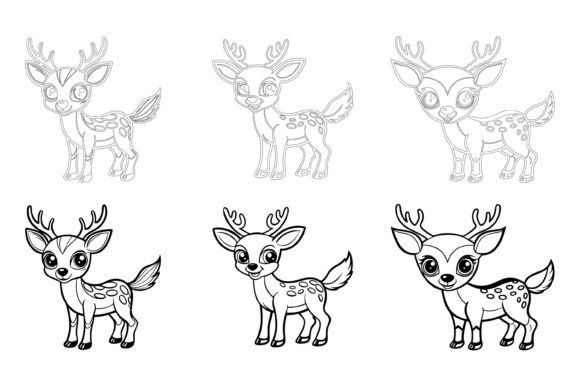 Cute Deer Illustrations That Bring Warmth and Personality to Any Project