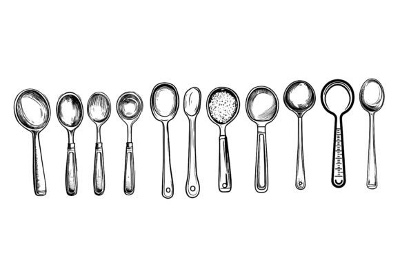 Different Stylish Silver Spoons: A Designer’s Guide to High‑Quality AI EPS Illustrations