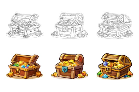 Evaluating the Pirate Treasure Chest Illustration Set for Your Design Projects