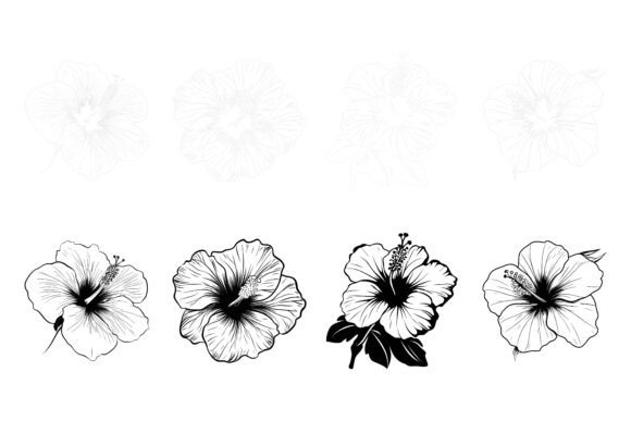 Hand Drawings of Pansies Flowers Vector: Natural Elegance for Your Creative Projects
