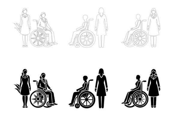 Man in a Wheelchair Illustration for Inclusive Design