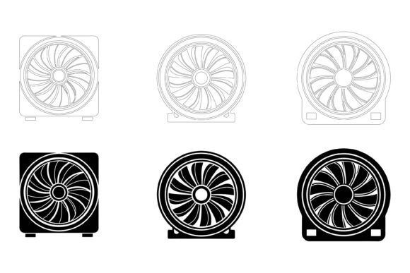 Set Wheels and Rims Vector Graphics for Designers