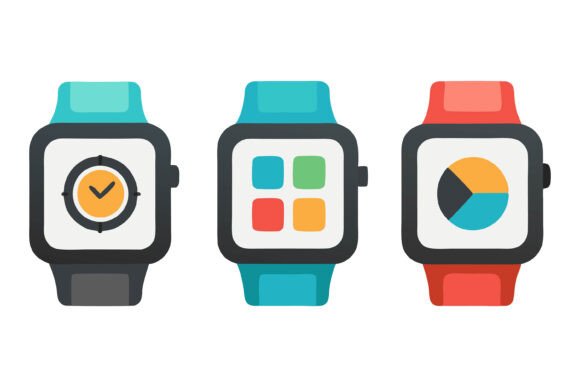 Smart Watch Icons Set: A Visual Language for Modern Interfaces
