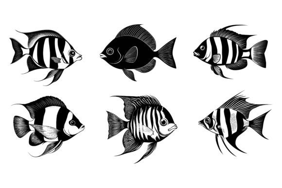 Template Illustration Art Fish: Bringing Aquatic Design Elements Into Your Creative Workflow