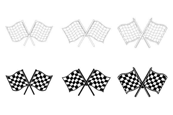 The Checkered Flags Set: A Versatile Design Asset for Modern Creators