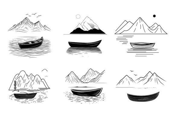 The Enduring Allure of Sketch Mountains Vintage Set: Merging Nostalgia with Modern Digital Craft